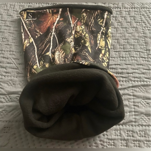 Camo fleece lined face buff - Picture 2 of 5